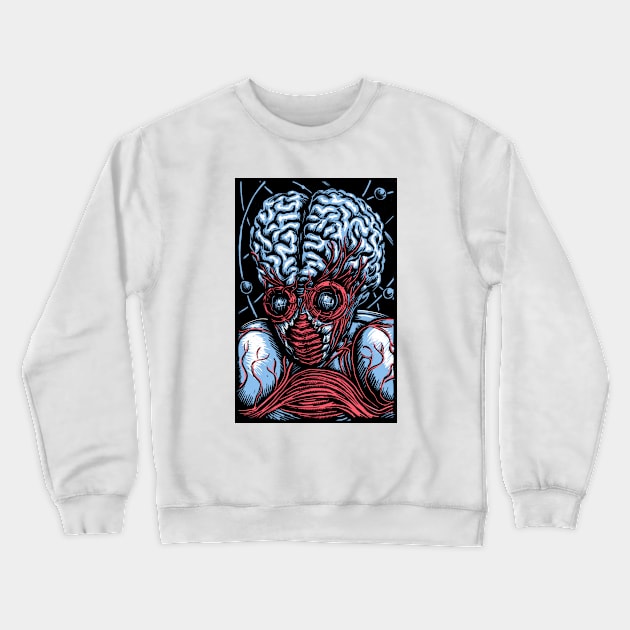 Metaluna Mutant Crewneck Sweatshirt by DeeSquaredDesigns